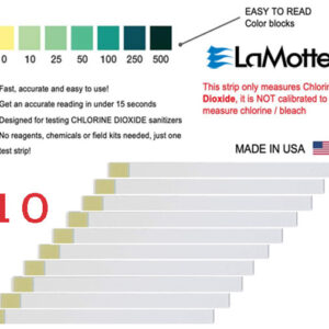 Analítica - LaMotte Insta-Test 3002. Tira de análisis para CDS - 10 Tiras reactivas