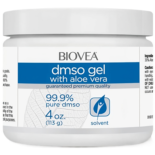Gel de DMSO con Aloe Vera al 70%, (4oz / 113gr)